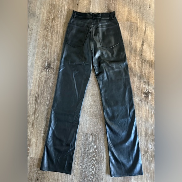 Anine Bing Kat Faux Leather Pants Sz 36 - Picture 6 of 6